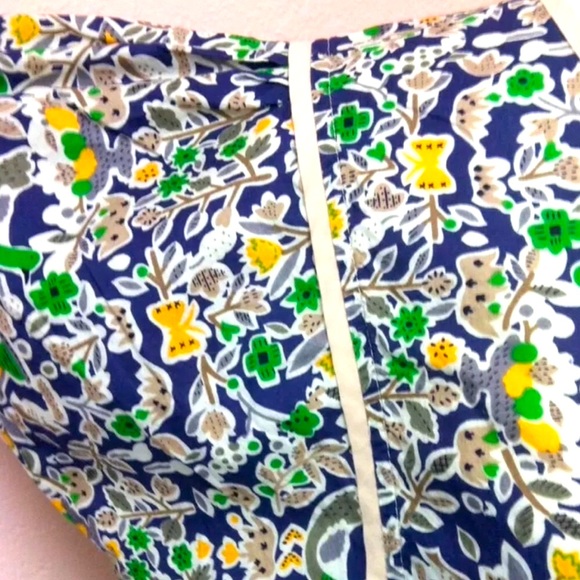 FLORAL🌺TUNIC Light Weight Airy Vintage Summer Boho House Dress Super Cute! Sz L - Picture 6 of 8